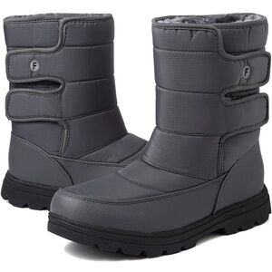 Men's Gray Winter Boots NWOT